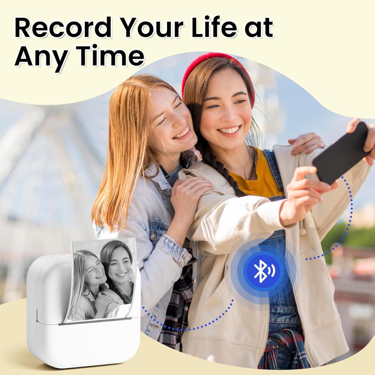 M2 Mini Impresora Térmica Portátil Bluetooth & WiFi – Imprime Donde Quieras 🖨️📱