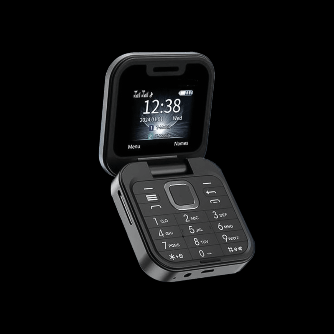 Mini móvil compacto plegable con cámara HD