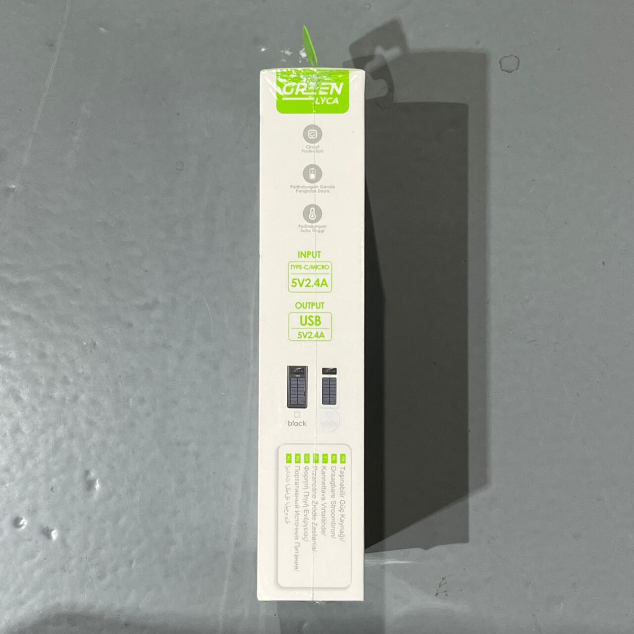 Cargador Solar Portátil 12000mAh con Múltiples Conectores (Lightning, Micro USB, USB y Tipo-C)