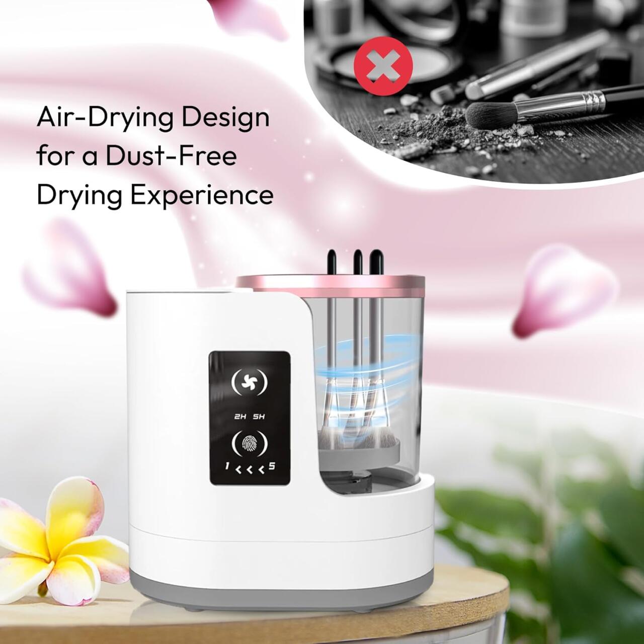Máquina Eléctrica Limpiadora de Brochas de Maquillaje 💄✨