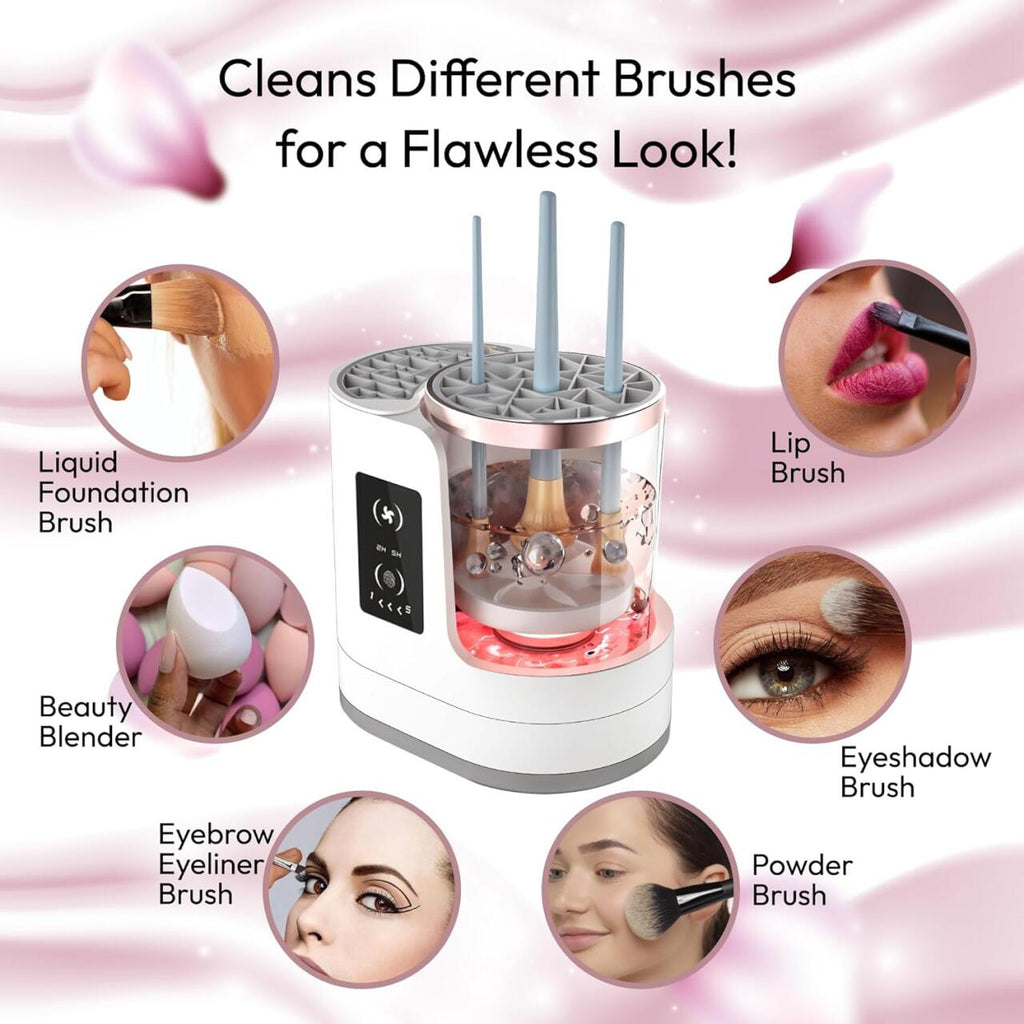 Máquina Eléctrica Limpiadora de Brochas de Maquillaje 💄✨