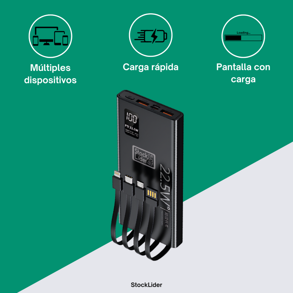 Powerbank carga rápida