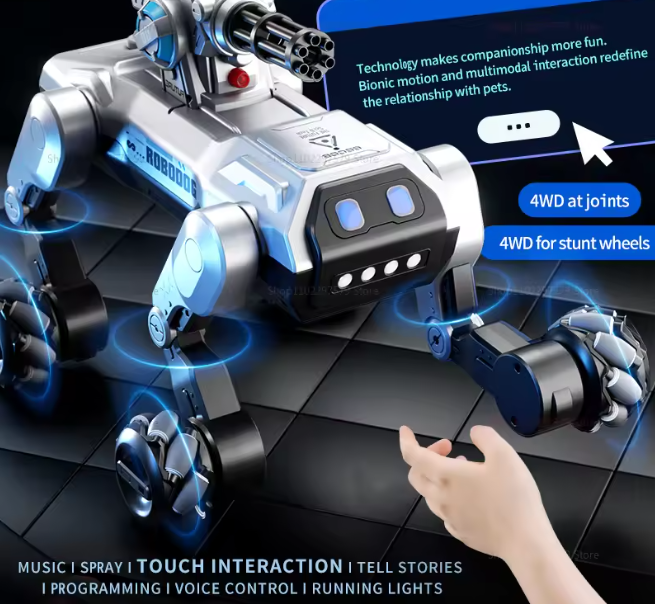 Perro Robot Inteligente Interactivo – Responde a Preguntas y al Tacto