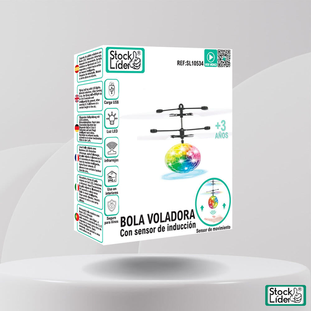 Bola voladora con sensor de inducción