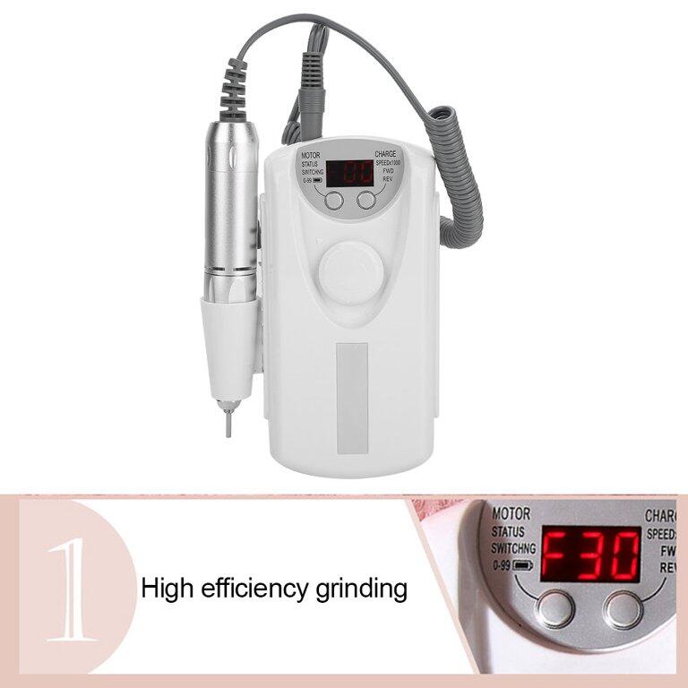 Esmaltadora de uñas 12000 RPM – Potencia Compacta para Manicuras Rápidas